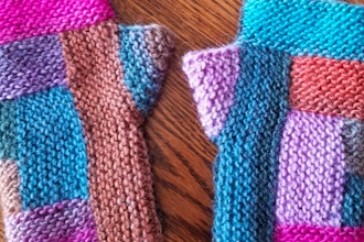 Log Cabin Mitts Workshop